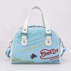 Y2K Letter Graffiti Crossbody Bag Women's Shoulder Purse