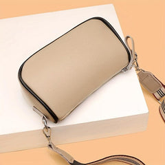 Casual Minimalist Shoulder Bag Classic Crossbody Bag With Wide Strap