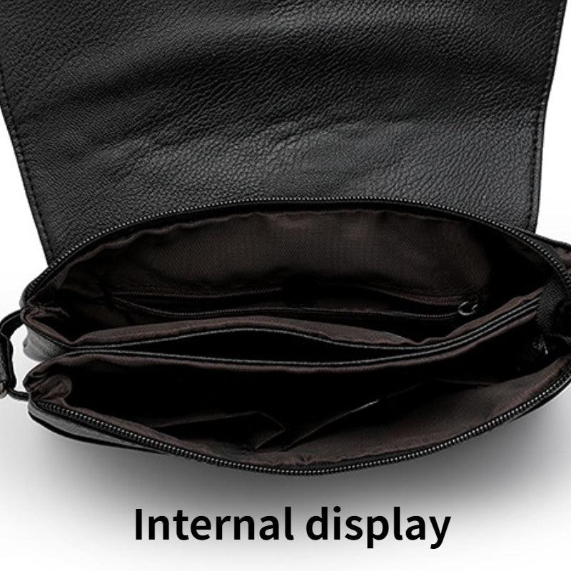 Gothic Studded Crossbody Bag Skull Pattern Shoulder Bag Chain Purse