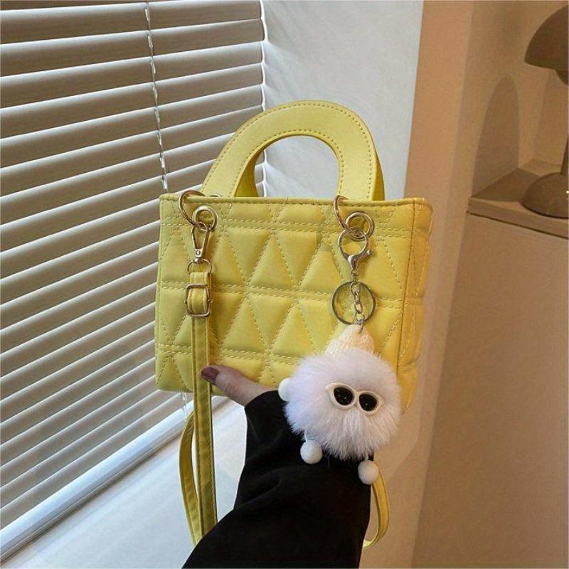Embossed Crossbody Bag PU Leather Tote Handbag Shoulder Purse
