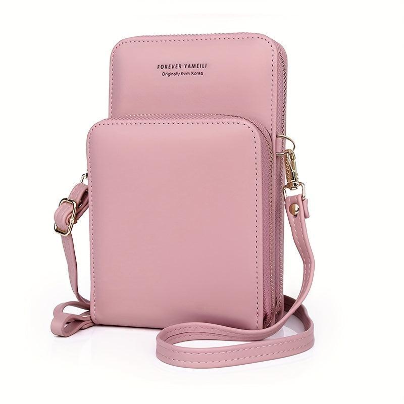 Minimalist Shoulder Bag All Match Zipper Crossbody Bag