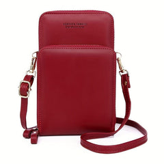 Minimalist Shoulder Bag All Match Zipper Crossbody Bag