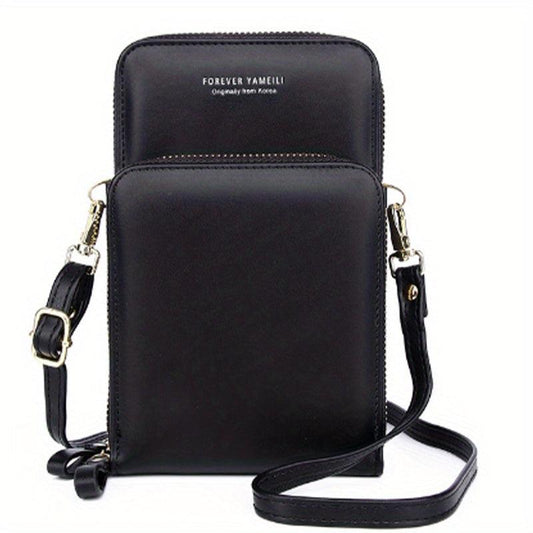 Minimalist Shoulder Bag All Match Zipper Crossbody Bag