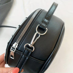 Geometric Pattern Crossbody Bag PU Shoulder Bag Women's Casual Handbag