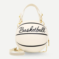 Mini Letter Graphic Ball Shaped Bag