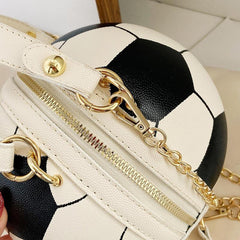Mini Letter Graphic Ball Shaped Bag