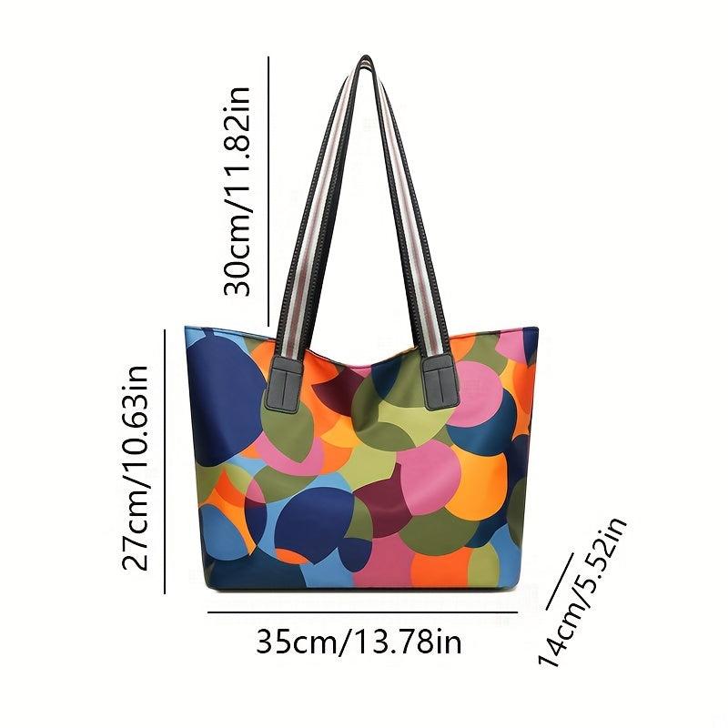Colorful Tote Bag Summer Beach Shoulder Bag Women's Handbag