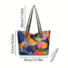 Colorful Tote Bag Summer Beach Shoulder Bag Women's Handbag