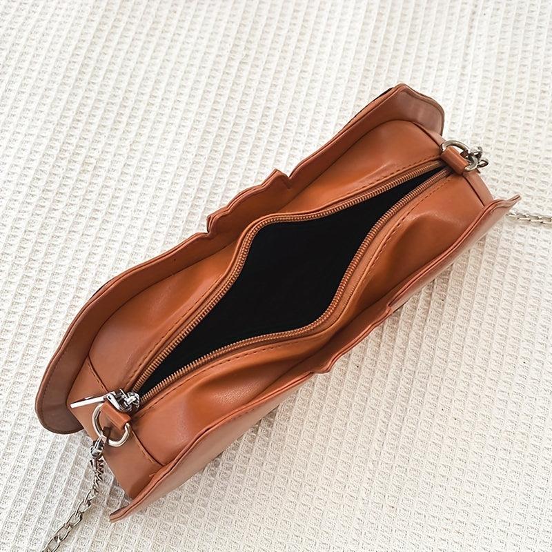 Sequins Bat Shape Crossbody Bag Halloween Party Shoulder Bag