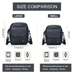 Casual Square Crossbody Bag Nylon Shoulder Bag