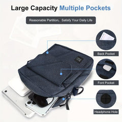 Casual Square Crossbody Bag Nylon Shoulder Bag