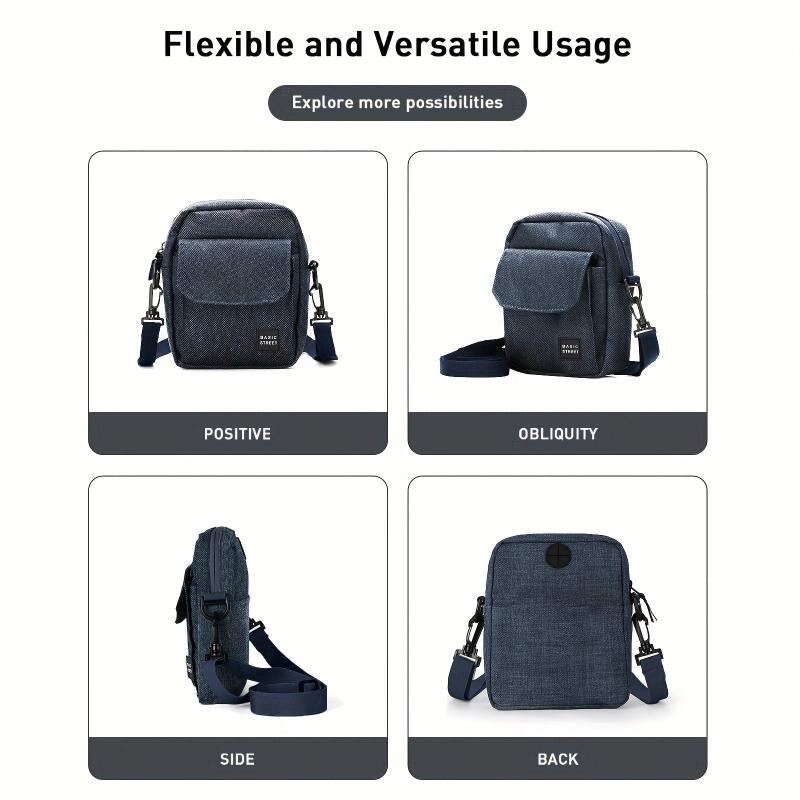 Casual Square Crossbody Bag Nylon Shoulder Bag