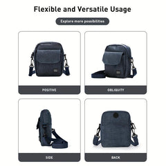 Casual Square Crossbody Bag Nylon Shoulder Bag