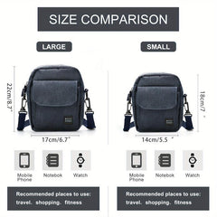 Casual Square Crossbody Bag Nylon Shoulder Bag