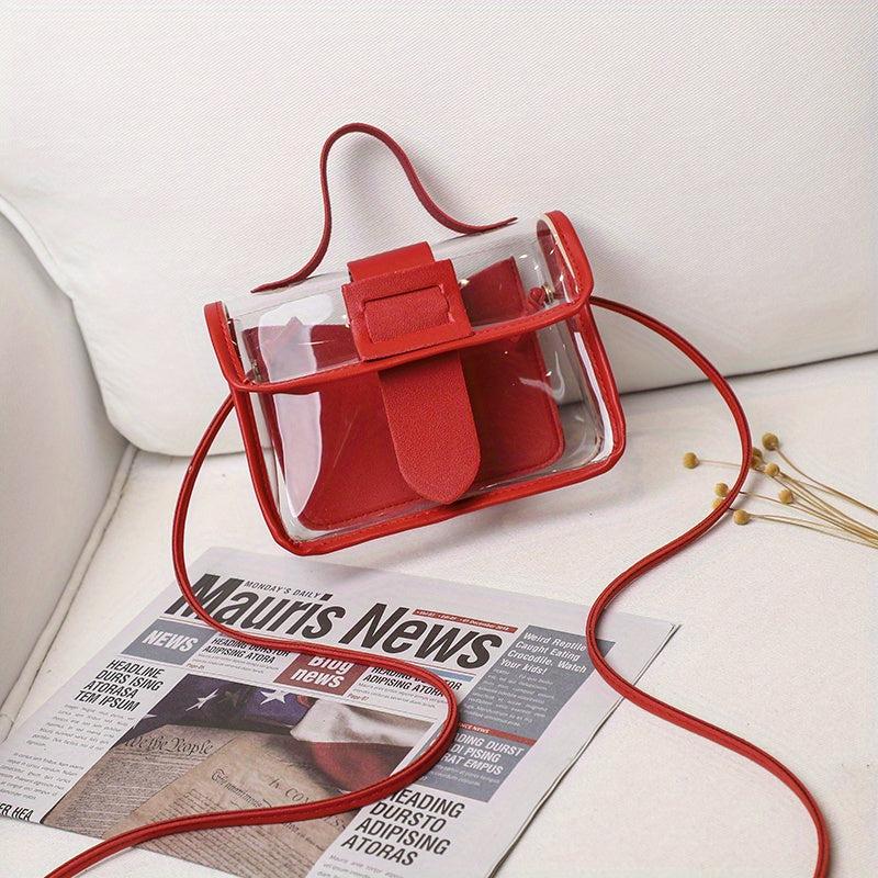 Transparent Jelly HandBag Mini Drawstring Crossbody Bag