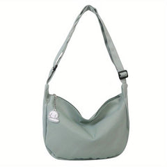 Stylish Slouchy Shoulder Bag with Pendant Decor