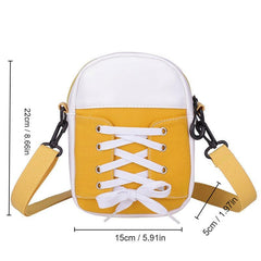 Boho Stripes Canvas Crossbody Bag