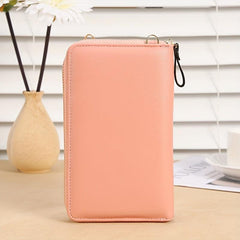 Solid Crossbody Bag Mini PU Leather Phone Bag