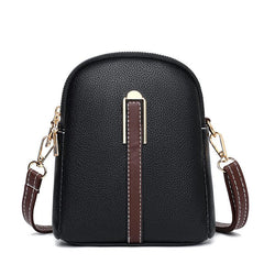 Casual Colorblock Crossbody Bag Zipper Shoulder Bag