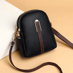 Casual Colorblock Crossbody Bag Zipper Shoulder Bag