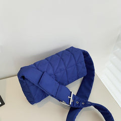 Quilted Crossbody Bag Vegan Shoulder Bag Women's Casual Handbag & Purse