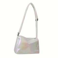 Rainbow Laser Crossbody Bag Colorful Shoulder Bag Metallic Holographic