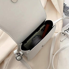 Mini Flap Crossbody Saddle Bag PU Shoulder Bag Women's Fairy