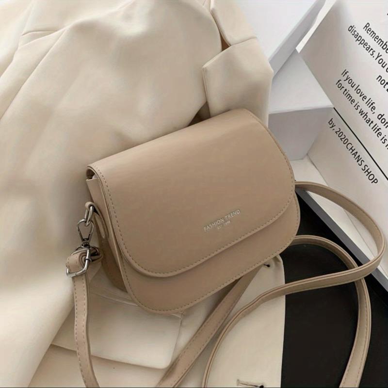 Mini Flap Crossbody Saddle Bag PU Shoulder Bag Women's Fairy