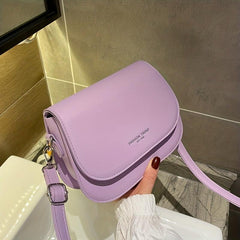 Mini Flap Crossbody Saddle Bag PU Shoulder Bag Women's Fairy