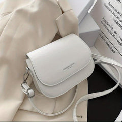 Mini Flap Crossbody Saddle Bag PU Shoulder Bag Women's Fairy