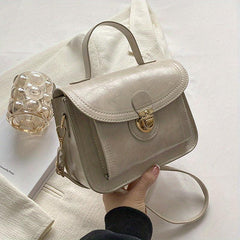 Classic PU Leather Crossbody Bag Women's Versatile Handbag