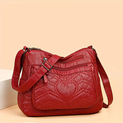Vintage Crossbody Bag Large Capacity Shoulder Bag Women's Hobo Handbag