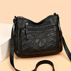 Vintage Crossbody Bag Large Capacity Shoulder Bag Women's Hobo Handbag