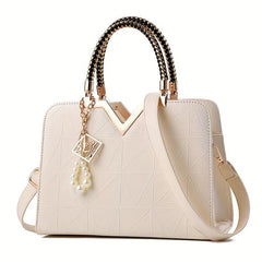 Rhombus Pattern Crossbody Bag Satchel Purse for Women