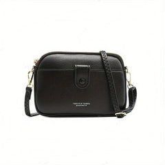 Letter Crossbody Bag Mini Shoulder Bag With Zipper