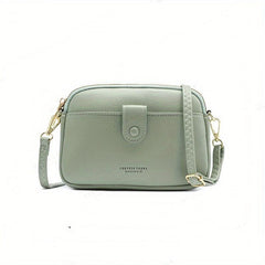Letter Crossbody Bag Mini Shoulder Bag With Zipper