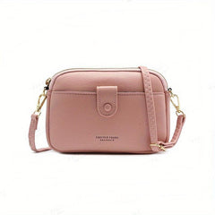 Letter Crossbody Bag Mini Shoulder Bag With Zipper