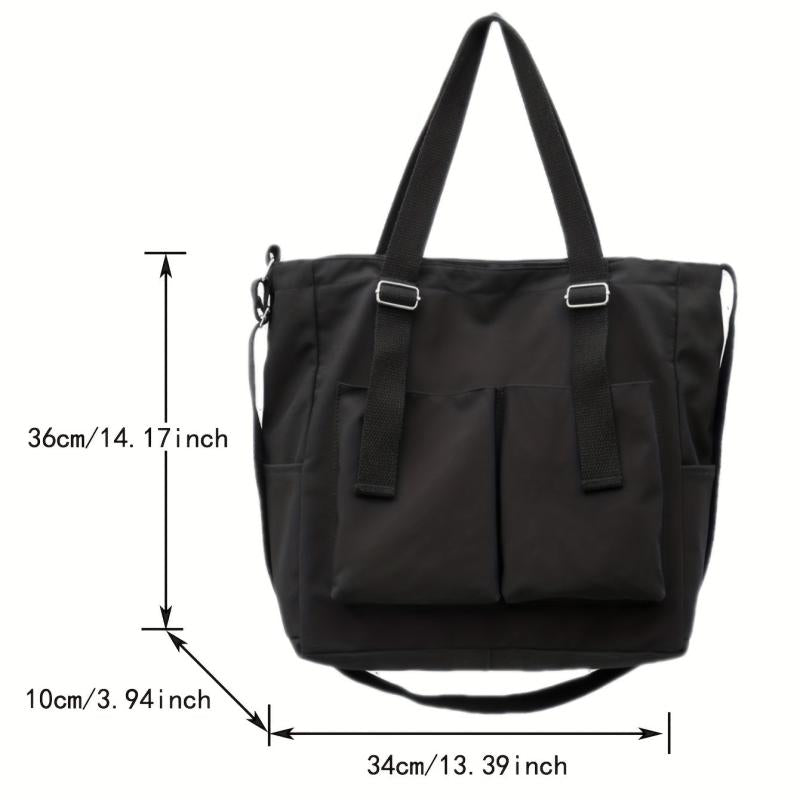 Nylon Tote Bag For Women Crossbody Handbag Large Capacity