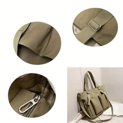 Nylon Tote Bag For Women Crossbody Handbag Large Capacity