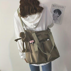 Nylon Tote Bag For Women Crossbody Handbag Large Capacity