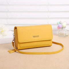 Minimalist Shoulder Bag with Touch Screen Coin Purse