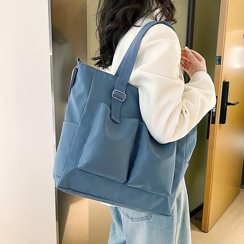 Minimalist Canvas Shoulder Bag Lightweight Crossbody Bag