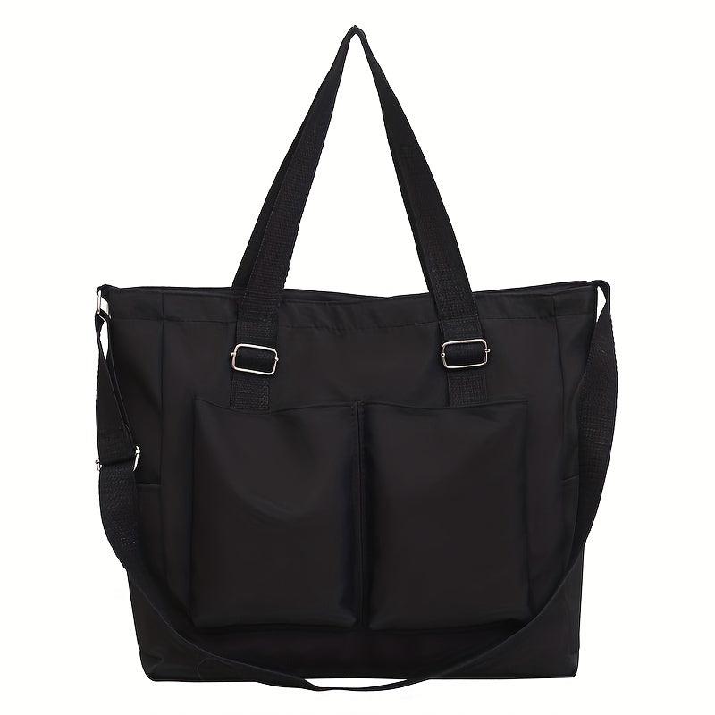 Minimalist Canvas Shoulder Bag Lightweight Crossbody Bag