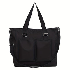 Minimalist Canvas Shoulder Bag Lightweight Crossbody Bag