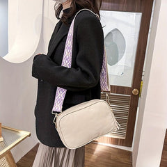 Vintage Tassel Crossbody Bag Solid Square Purse Ethnic Style