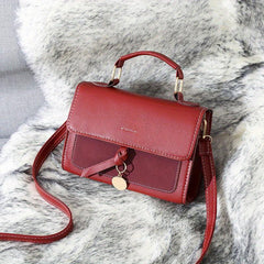 Green Square Flap Crossbody Bag Classic Handbag