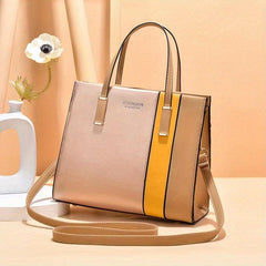 Stripes Crossbody Bag Top Handle Satchel Purse