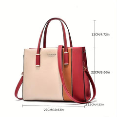 Stripes Crossbody Bag Top Handle Satchel Purse
