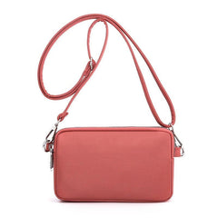 Metal Decor Crossbody Bag Pocket Square Purse Women's Travel Shoulder Bag
