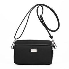 Metal Decor Crossbody Bag Pocket Square Purse Women's Travel Shoulder Bag